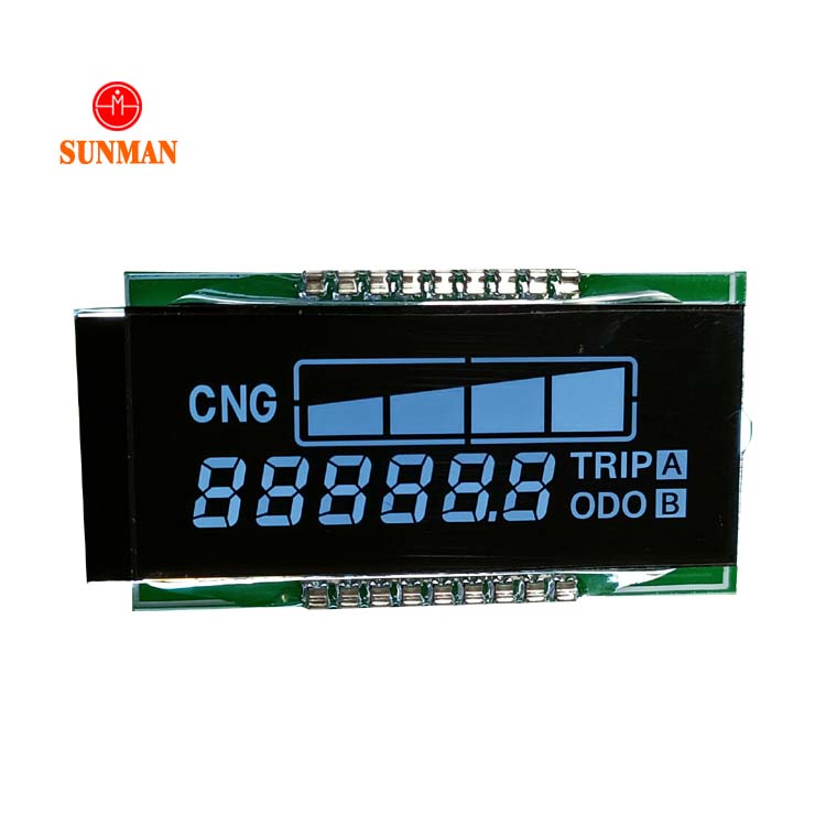 Small 6 digits va odometer lcd