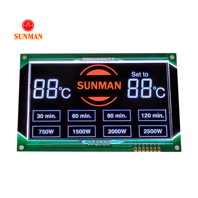 va temperature controller meter lcd with color silkscreen